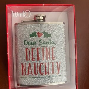 Dear Santa, Define Naughty 🎅 7oz Flask